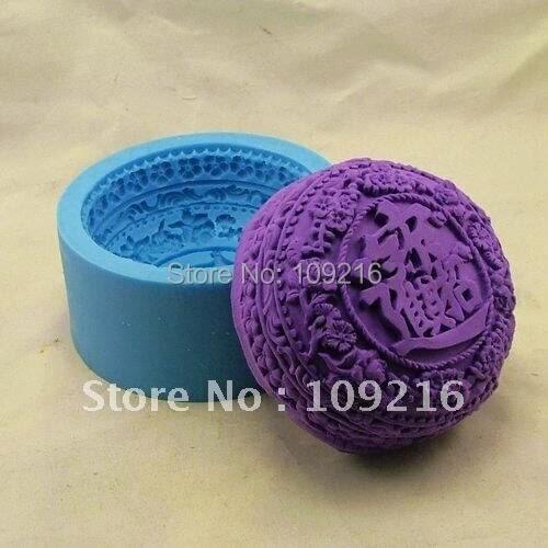Wholesale!!!1pcs Zhao Cai Jin Bao(R0802) Silicone Handmade Soap Mold Crafts DIY Mold