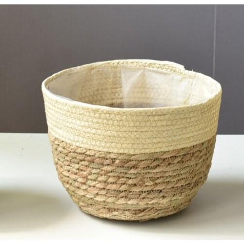 Gardening Planting Pot Not Foldable Caliber 15 High Intelligence Rattan Home Living Room Bedroom Shop Flower Basket Hanging