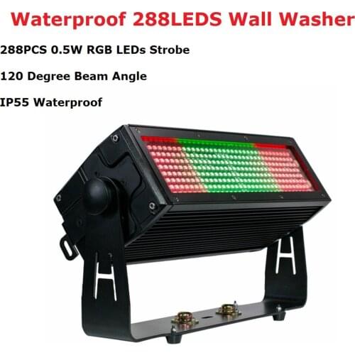 Stage Effect Lighting IP55 Waterproof Strobe Light RGB 3IN1 105W LED Lamp Wall Wash Light DMX512 Control Dj Strobo For Dj Disco