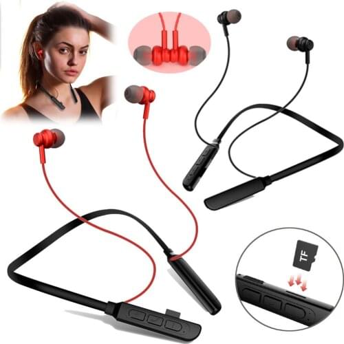 Handsfree Sports Neckband Headset Bluetooth In-Ear Earphone HIFI Sound Headphone For Smartphones Samsung Huawei Motorola