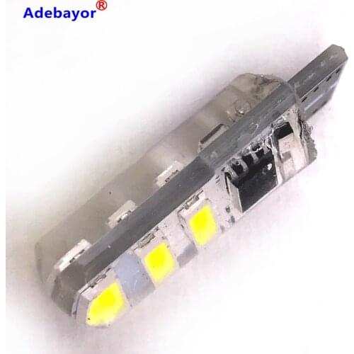 100PCS T10 5730 5630 6SMD LED Watrproof Flash Constant Light Dual Mode Silicone Gel Shell Car Reading Lamp Auto Parking Bulb