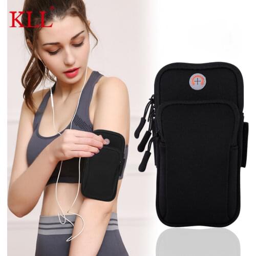 Universal 6.5'' Waterproof Sport Armband Bag Running Gym Arm Band Mobile Phone Bag Case Cover Holder for iPhone Samsung Xiaomi