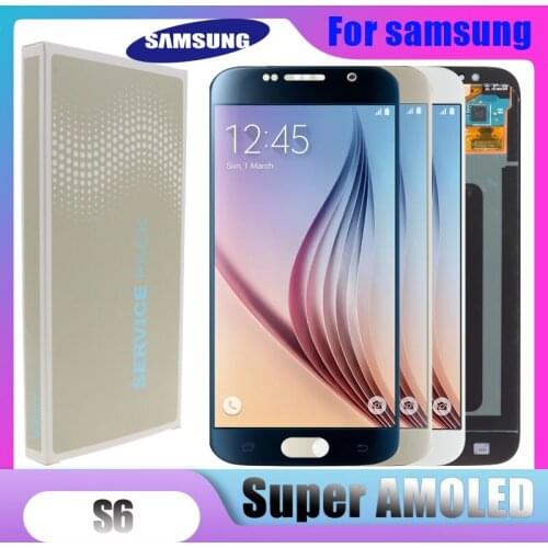 5.1" Super AMOLED LCD For Samsung Galaxy S6 G920F G920A G920 Lcd Display Touch Screen Digitizer Assembly + Service package