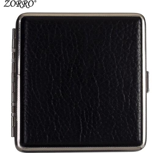 Zorro genuine pure copper 20 cigarette packs creative super-light board black skin custom-made automatic flip-over cigarette pac