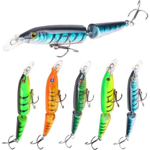 1pcs Sinking Wobblers For Pike 10.5cm/9g Fishing Lures Multi-joint Swimbait 2 Segment Artificial Bait For Fishing Tackle Lure
