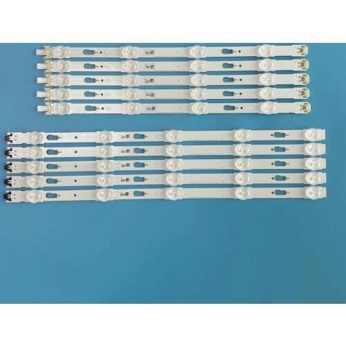 10 PCS LED backlight strip for UE40JU6000K UE40MU6000 UE40MU6100 UE40MU6105 UE40JU6500 S_5U75_40_FL_R05 L04 LM41-00120S 00120R
