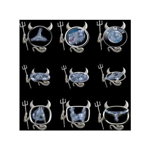 3D stereo little devil car stickers personalized waterproof car accessories high-quality film stickers supplies baseus