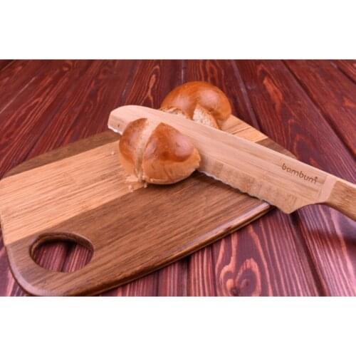 Bamboo Titan Bread Knife Kitchen Accessory Pro Kitchen Knife Cheese Cake Cutter Knife