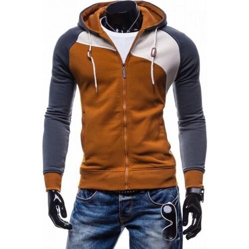 Bigsweety Spring Autumn Hoody Jacket Mens Hoodies Hip Hop Zipper Slim Fit Hooded Sweatshirts Male Coats With Pockets Hot Sale