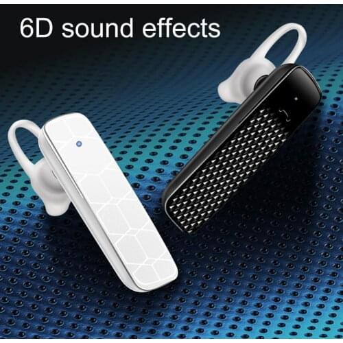 1Pc HD Calls Noise Reduction Bluetooth Earphone IPX3 Waterproof In-ear Stereo Mini Bass Handsfree Wireless Headset for Phone