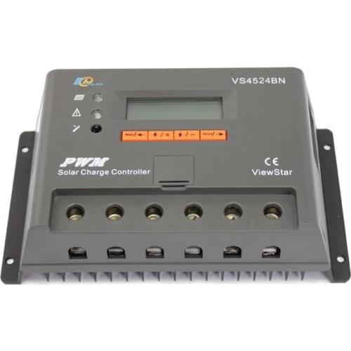EPSOLAR VS4524BN 45A ViewStar 12V 24V Auto EP PWM Solar Charge Controller LCD Display