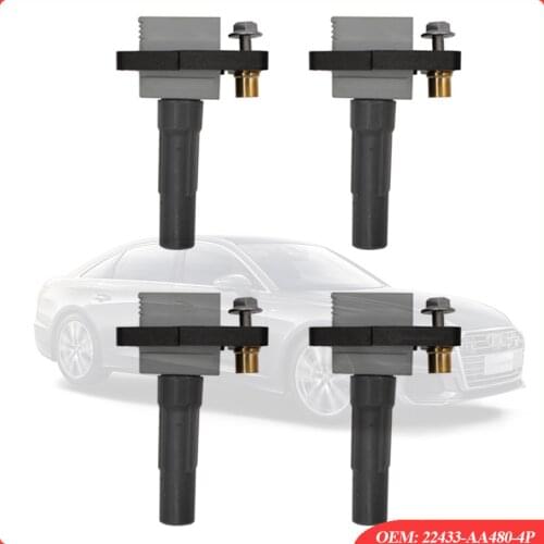 4pcs High Quality Ignition Coil For Subaru Baja FORESTER IMPREZA Legacy 2.5 22433-AA480 22433-AA640 22433AA540 Auto Parts
