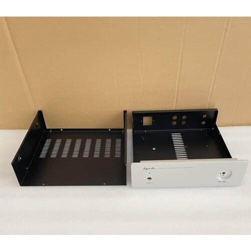 260*80*250mm S260 Amplifier Chassis Enclosure DIY Box Preamp Chassis Cold Rolled Plate Aluminum Alloy Amplifier Case Shell