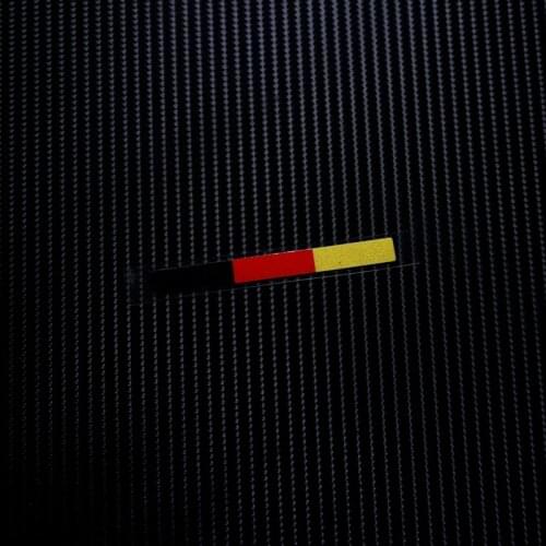 LS031 Germany Warning Mark Reflective Stripe Safe Caution 3M Reflective Car Stickers&Decals MOTO GP Bike Helmet Windshield ATV