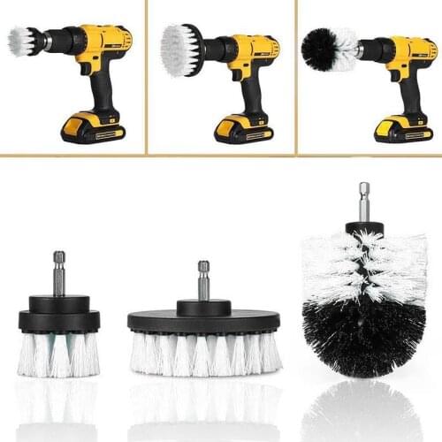 Power Scrubber Brush Set For Bathroom Drill Scrubber Brush For Cleaning Cordless Drill Attachment Kit Power Scrub Brush