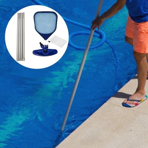 Swimming Pool Vacuum Head Kits With A Filter Bag Swimming Cleaner Cleaning Tool Kit For Ground Pools Leaner Tools With Suction