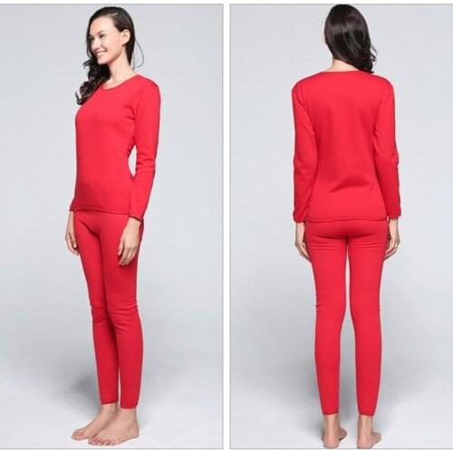 Clothing Pajamas Set Thermal Set Male Long Johns Hot-Dry Winter Velvet Thick Thermal Underwear For Men WomanWinter Warm Layered