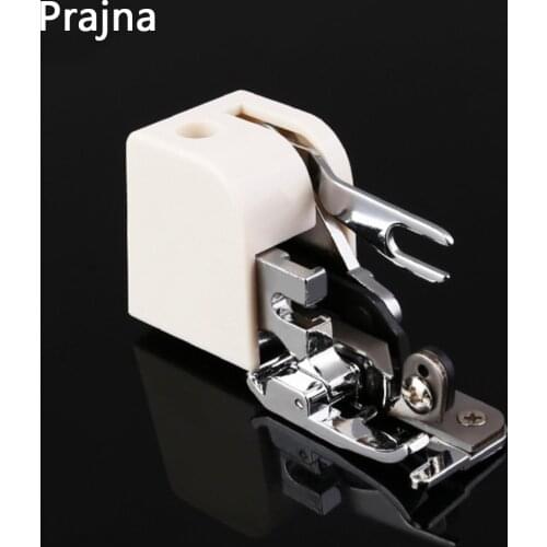 Prajna 1PC Household Sewing Machine Parts Side Cutter Overlock Presser Foot Press Feet For All Low Shank