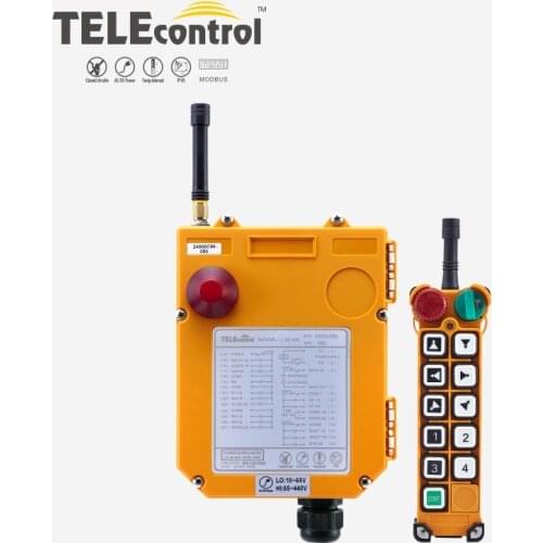 Industrial Remote Control F24-10D Crane Lift Switch 10 Double Speed Buttons 1 Receiver 1 Transmitter for hoist crane