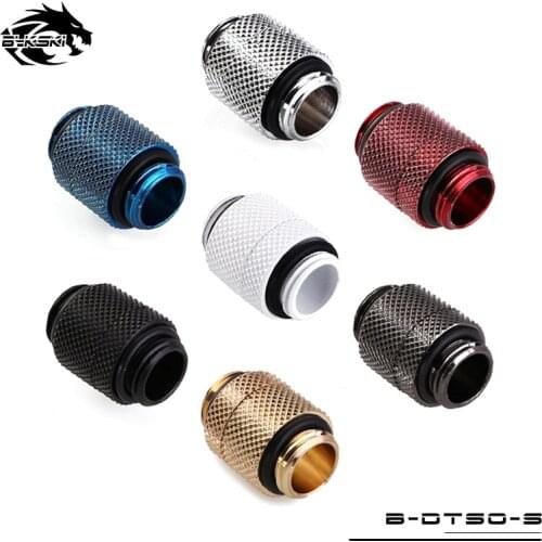 Bykski B-DTSO-S Connectors / Extender Rotary G1/4 360 degree Rotary Dual Male Thread Diamond Pattern Butt joint Fitting