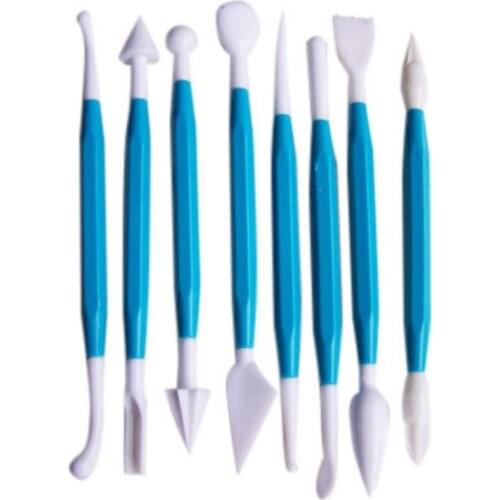 Baking Fondant Cake Decorating Kit Supplies Double Ended Baking Sculpting Modeling Tool