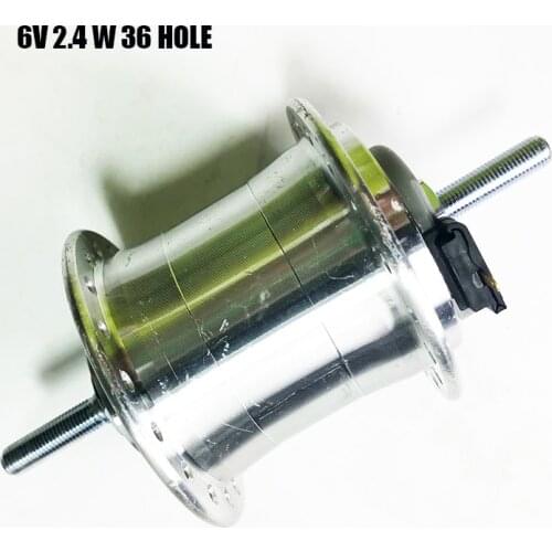 Japan 6V 2.4 W Power generation hub 36 hole DC induction ebike front hub