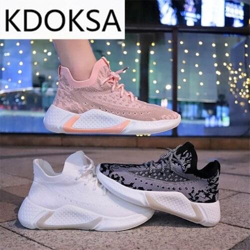Vulcanized shoes womens shoes 2021 new spring running fitness sports shoes womens versatile lightweight student mesh breathabl
