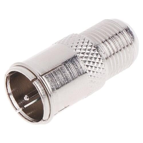 10 Pcs Quick Fit F Connector Male Plug To Female Adapter - Push On RF Coaxial WXTC