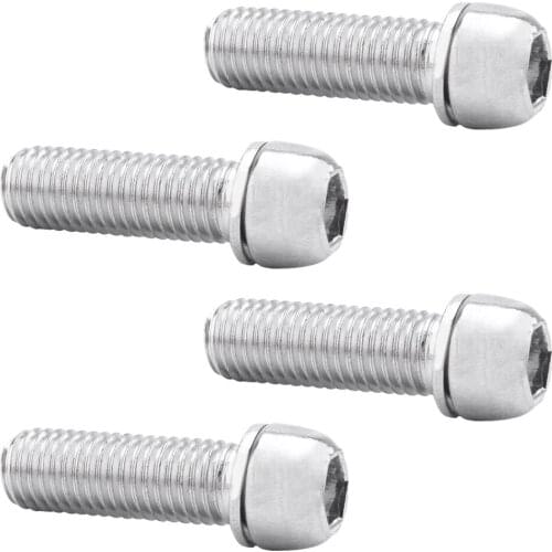 12 Pieces Bicycle Screws Water Bottle Cage Bolts Bicycle Tool Steel M7 Easy Installation