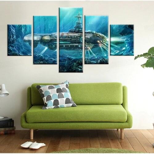 5pc Multi-picture Diamond Painting Blue Underwater World 5D DIY Diamond Embroidery Sale Rhinestones Mosaic Craft Kit A674