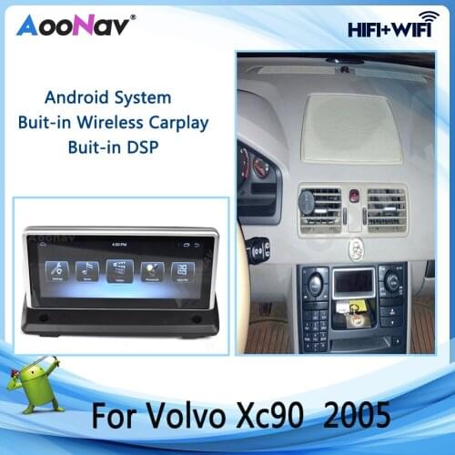 Horizontal screen Px6 Car Radio 2 Din Android 9.0 Autoradio For Volvo Xc90 2005 GPS Navigation Multimedia Player Head Unit