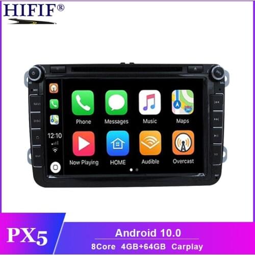 IPS Android 10 Car DVD for VW/Volkswagen SKODA GOLF 5 Golf 6 POLO PASSAT B7 T5 CC JETTA TIGUAN car gps stereo navigation player