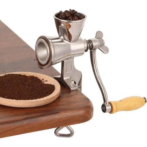 Household Manual Grinder Soybean Grain Grinder Flour Manual Stainless Steel Coffee Grain Food Handheld Wheat Pepper Grinder