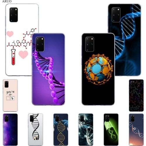 Phone Case For Samsung S20 Ultra S10 Lite S9 S8 Cover for Samsung Note 20 10 Pro 9 8 Science DNA Chemistry Soft Silicone Cases