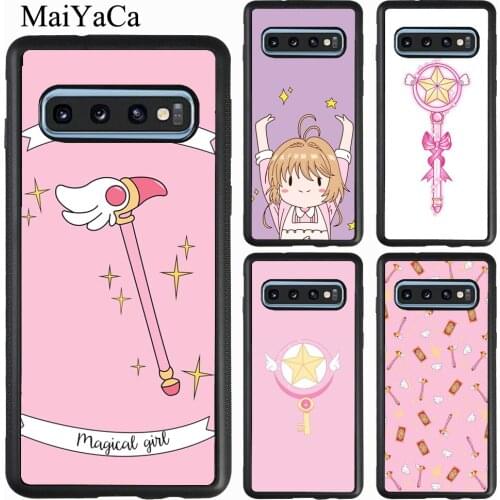 Cardcaptor Sakura Case For Samsung Galaxy A51 A71 A21S A20e A31 A50 A70 M21 M31 S9 S10 S20 Plus Note 20 Ultra
