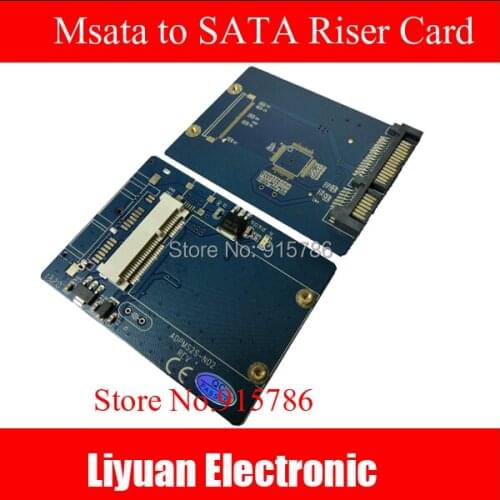 Msata to SATA Riser Card / Mini SATA to 1.8-inch SATA serial SSD solid state drive Riser Card Support SATA3.0