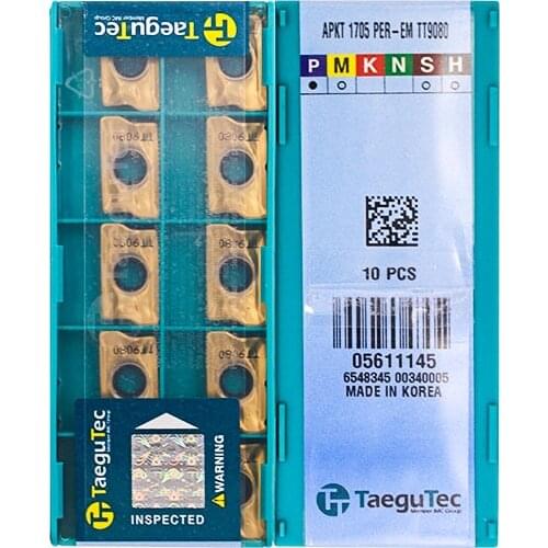 Original Carbide Insert APKT1705PER-EM TT9080 CNC lathe Tools Turning Inserts