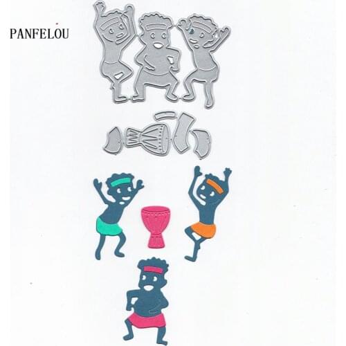 PANFELOU Africa carnival paper die cutting dies metal craft Scrapbooking/DIY Easter Easter Embossing mould cards