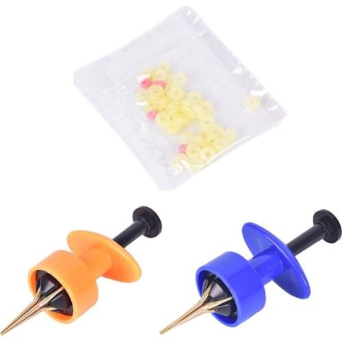 1PCS Portable Fishing Baits Lightweight Clip Fishing Lures Professional Earthworm Bloodworm Clip Fishing Tackle Accessory