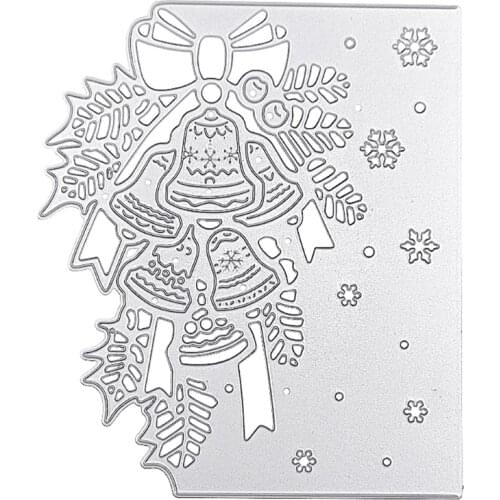 Christmas Bell Metal Cutting Dies Stencil DIY Scrapbooking Album Paper Card Template Mold Embossing Decoration