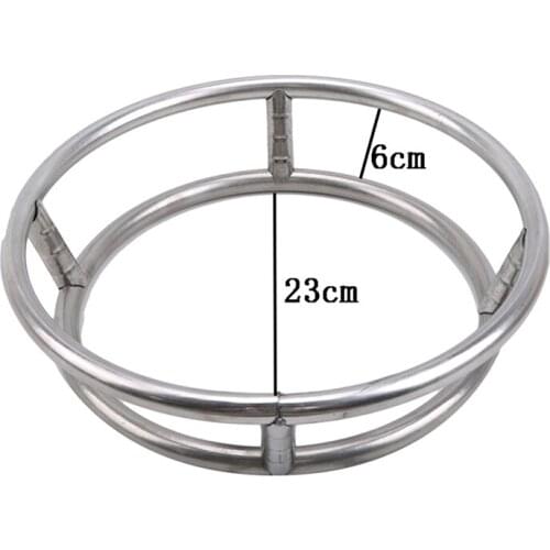 Thick Potholder Kitchen Utensil Multi-purpose Stainless Steel Round Shelf For Home Double Insulation Anti-scald Utensils