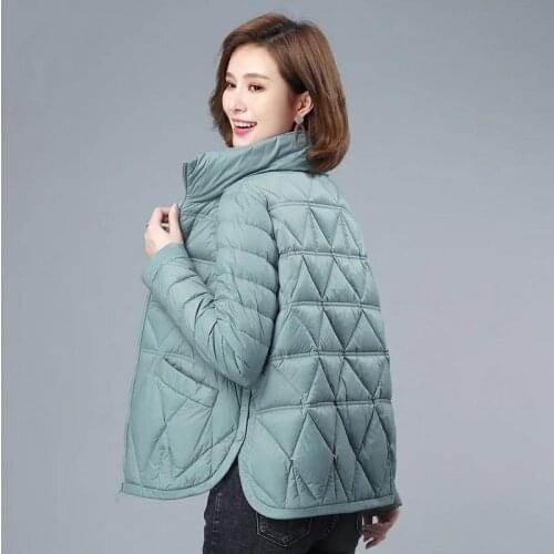 2021 New Down Cotton Jacket Women Short Fashion Casual Puffer Coats Winter Coat Loose Thick Padded Jackets Female Outerwear