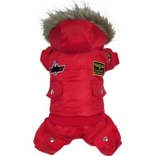 Winter Dog Clothes Hoodie Coat 2020 Dog Clothes Super Warm Jacket Thicker Cotton Coat Waterproof for Small Dog Costumes Jacket