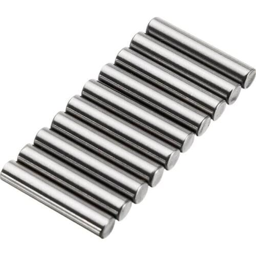 10Pcs Pin 2.5X1m PN003 for JLB Racing CHEETAH 11101 21101 J3 SPEED 1/10 RC Car Parts Accessories