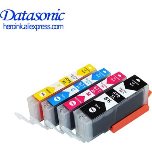 2021 PGI670 CLI671 Compatible Ink Cartridges For canon PIXMA MG7760 MG7765 MG7766 inkjet Printer PGI-670 CLI-671 PGI 670 CLI 671