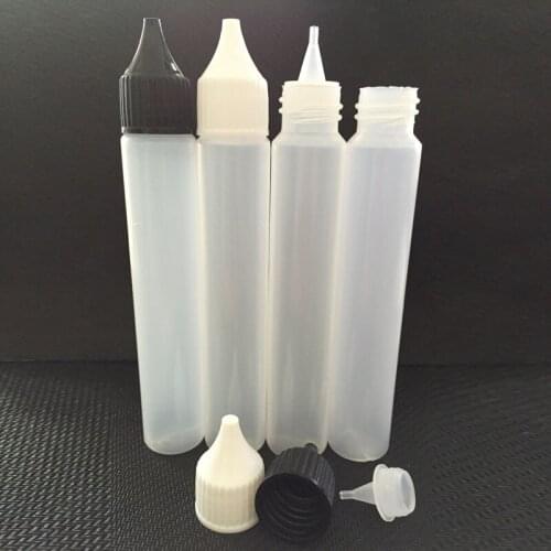 30ML Empty Bottles Pen Style Empty Needle Bottle For E Cig Dropper Long Slim ejuice E liquid Bottles With Child Proof Screw Caps