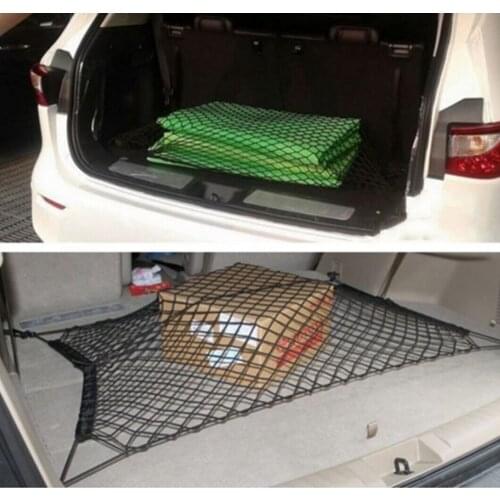4 HooK Car Trunk Cargo Mesh Net Luggage For Skoda octavia A2 A5 A7 Fabia Rapid Yeti Superb