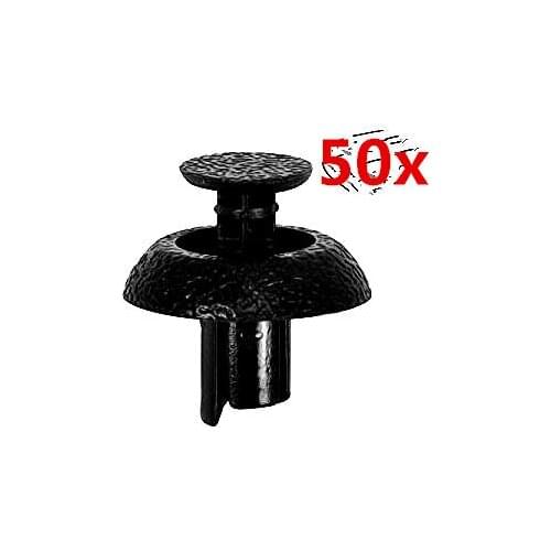 50 pcs Grille Push-Type Retainer Clips Engine Cover Fastener Clips 90467-07211 for LS460 Corolla Avalon Scion tC 2010-2014