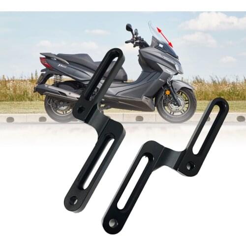 Motorcycle CNC Aluminum Windshield Bracket Windscreen Adjusters fits For YAMAHA XMAX-300 XMAX300 2015 2016 2017 2018 2019