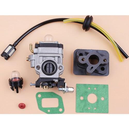 Carburetor Base Connector Intake Manifold Fuel Hose 43cc 52cc 40-5 BC430 CG430 CG520 1E40F-5 44F-5 Motor Brush Cutter Trimmer